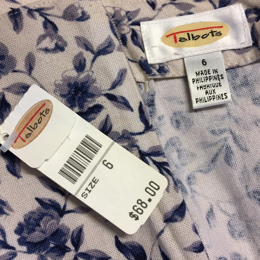 Talbots Floral Print Maxi Wrap Skirt - Picture 8 of 8